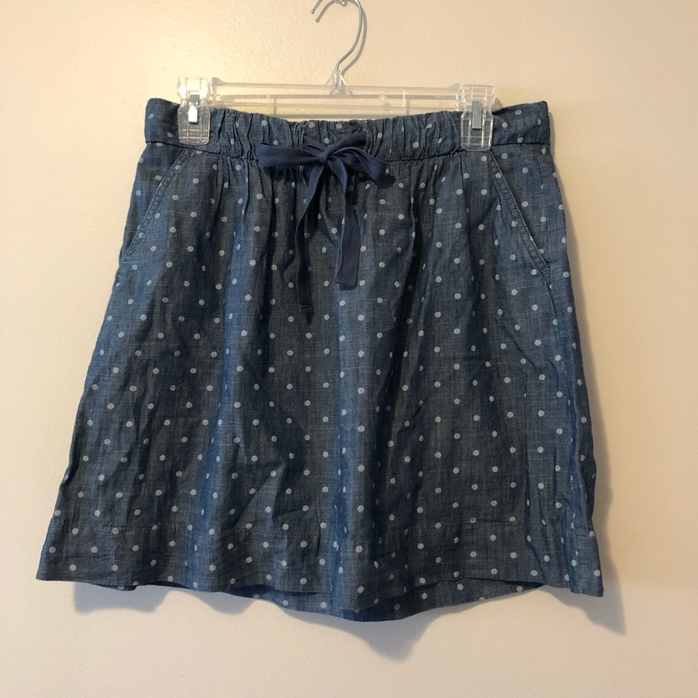 Loft Jean Skirt High Waisted